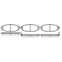 Комплект предни накладки 0734.02 Hyundai Galloper