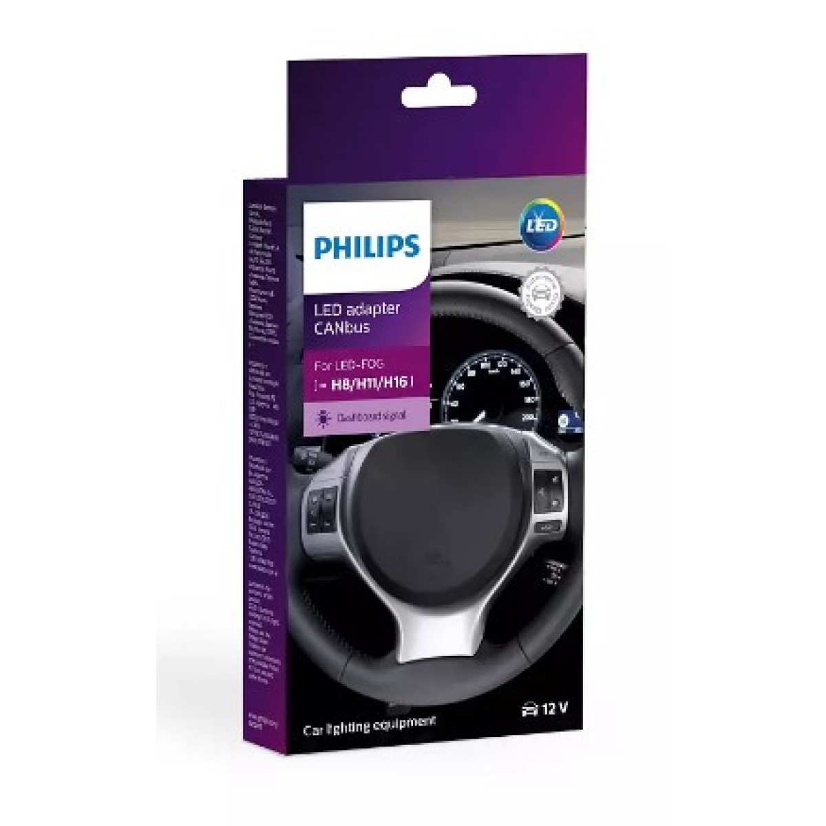 LED Canbus адаптер H8/H11/H16 10W Philips
