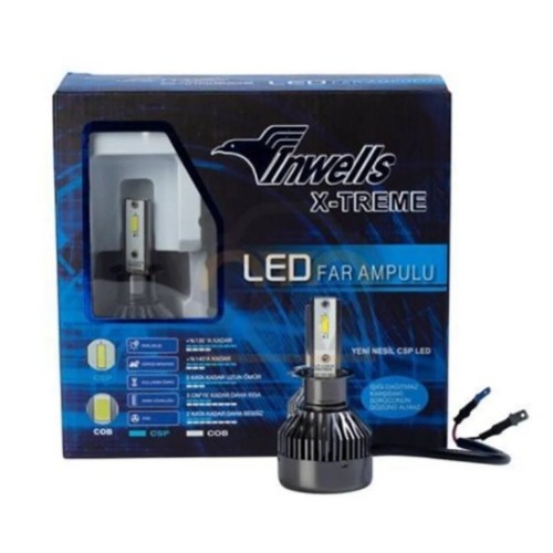 LED крушки за автомобил H3 комплект