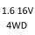 1.6 16V 4WD CD4A 4G92 SOHC 16V 113 к.с. 1992-1996