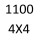 1100 4x4 176 B2.000 187 A1.000 54 к.с. 1995-2004