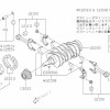 Бутало комплект ляво Std 12018AB450 12018-AB450 Subaru