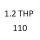 1.2 THP 110 HNZ EB2DT 110 к.с. 2014-2015