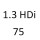 1.3 HDi 75 FHZ F13DTE5 75 к.с. 2010-