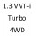 1.3 VVT-i Turbo 4WD K3-VET 140 к.с. 2002-2005