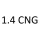 1.4 CNG 225AXC1A 225BXC1A 350 A1.000 77 к.с. 2008-