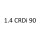 1.4 CRDi 90 D4FC 90 к.с. 2010-