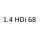 1.4 HDi 68 CR8HRO 8HR DV4C 68 к.с. 2013-2019