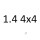 1.4 4x4 A 14 NET B 14 NET D 14 NET 140 к.с. 2012-