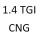 1.4 TGI CNG CPWA 110 к.с. 2013-2018