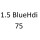 1.5 BlueHDI 75 YHW DV5RE 75 к.с. 2019-