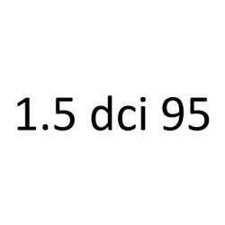 1.5 dCi 95 K9K 646 K9K 846 95 к.с. 2016-