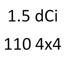 1.5 dCi 110 4x4 HMAB K9K 658 109 к.с. 2017-