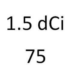 1.5 dCi 75 K9K 612 K9K 628 75 к.с. 2012-