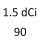 1.5 dCi 90 K9K 609 K9K 608 K9K 629 K9K 628 K9K 838 90 к.с. 2013-