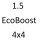 1.5 EcoBoost 4x4 M9MA M9MD M9MB M9MC 182 к.с. 2014-2018