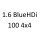 1.6 BlueHDi 100 4x4 BHY DV6FD 100 к.с. 2015-