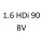 1.6 HDi 90 8V 9HH DV6DUM 9HM DV6UC 90 к.с. 2007-