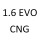 1.6 EVO CNG SQRE4G16 126 к.с. 2016-2020