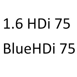 1.6 HDi 75 BlueHDi 75 9HN DV6ETED BHW DV6FE 75 к.с. 2008-
