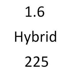 1.6 Hybrid 225 A45GFR DGZ EP6FADTXHP DGZ EP6FADTXHPD 224 к.с. 2020-