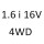 1.6 i 16V 4WD GA16DS 90 к.с. 1990-1995