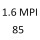 1.6 MPI 85 BS03 K7M 800 K7M 818 84 к.с. 2010-2013 