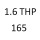 1.6 THP 165 5GZ EP6FDT 165 к.с. 2018-