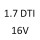 1.7 DTI 16V F08 F48 Y 17 DT 75 к.с. 2000-2005
