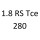 1.8 RS TCe 280 B9M6 M5P 402 M5P 404 279 к.с. 2017-