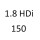 1.8 HDi 4N13 150 к.с. 2012-