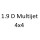 1.9 D Multijet 4x4 D19AA 120 к.с. 2006-2011