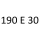 190 E 30 tector 190 E 30 P tector F4AE3681A 299 к.с. 2008-2015