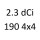 2.3 dCi 190 4x4 U3MD M9T 260 190 к.с. 2017-