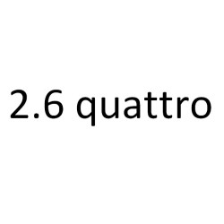 2.6 quattro 8D2 ABC 150 к.с. 1995-2000