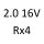 2.0 16V RX4 F4R 746 F4R 744 139 к.с. 2000-2003