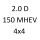 2.0 D150 MHEV 4x4 204DTD 150 к.с. 2019-