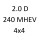 2.0 D240 MHEV 4x4 204DTA 241 к.с. 2019-