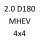 2.0 D180 MHEV 4x4 204DTD 180 к.с. 2018-