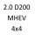 2.0 D200 MHEV 4x4 204DTY 204 к.с. 2020-