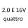 2.0 E 16V quattro ACE 140 к.с. 1992-1994