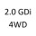 2.0 GDI 4WD G4NC 166 к.с. 2013-2015