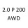 2.0 P200 AWD PT204 200 к.с. 2018-
