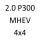 2.0 P300 MHEV 4x4 PT204 300 к.с. 2018-