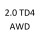 2.0 TD4 AWD 204TD 204DTH 180 к.с. 2015-