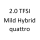 2.0 TFSI Mild Hybrid quattro DDWA 252 к.с. 2018-2019