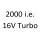 2000 i e 16V Turbo 834AC 834 C1 000 181 к.с. 1988-1990