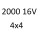 2000 16V 4x4 J89 (F19,M19) 20 XEJ 150 к.с. 1989-1990