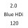 2.0 BlueHDi 120 AHK DW10FE 122 к.с. 2016-