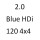 2.0 BlueHDi 120 4x4 AHK DW10FE 122 к.с. 2016-